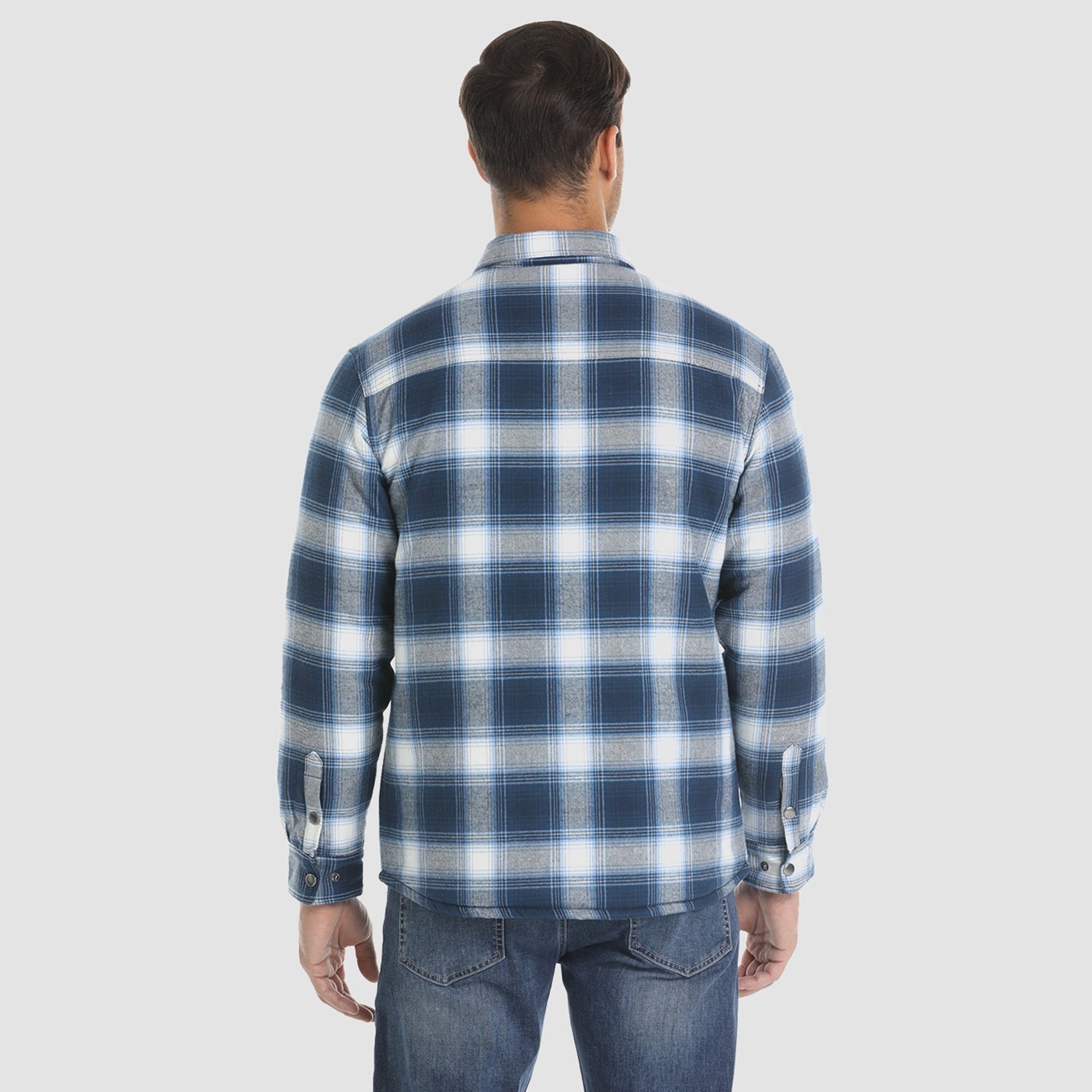 Melzano Camisa de franela per a home Abric