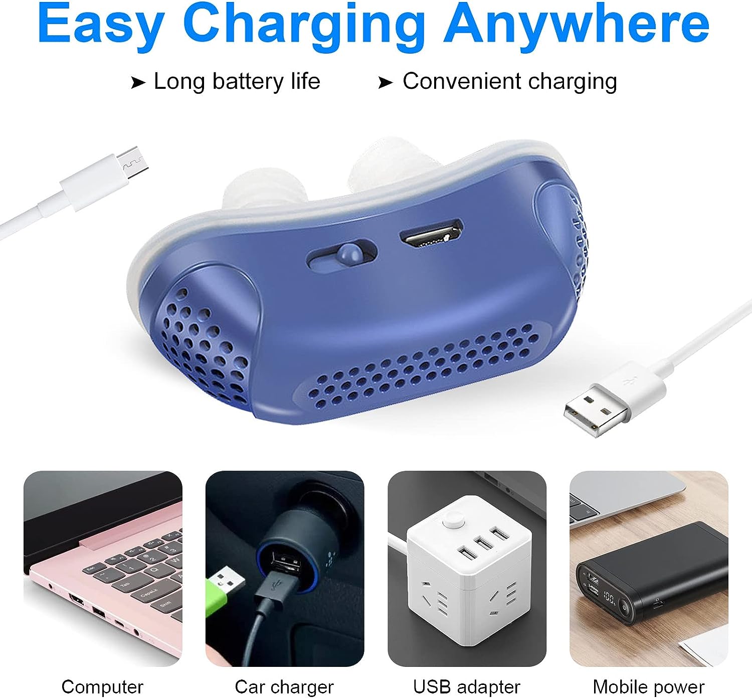 Microbreath – CPAP sense màscara silenciós i compacte – per a casa i viatges