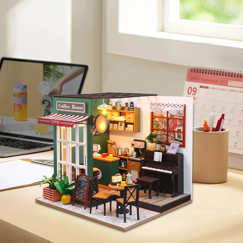 Miniatuur Poppenhuis – DIY Houten Speelgoed met Meubels voor Kinderen vanaf 8 Jaar 1