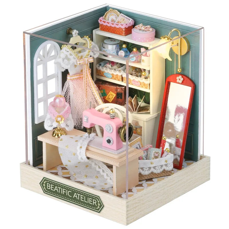 Miniatuur Poppenhuis – DIY Houten Speelgoed met Meubels voor Kinderen vanaf 8 Jaar 12