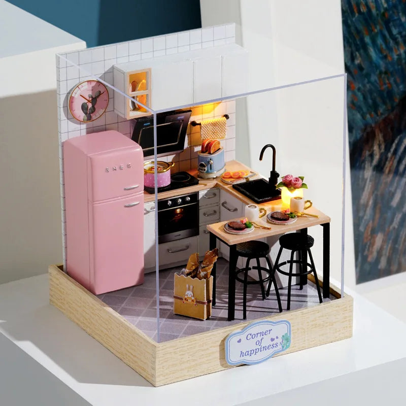 Miniatuur Poppenhuis – DIY Houten Speelgoed met Meubels voor Kinderen vanaf 8 Jaar 13