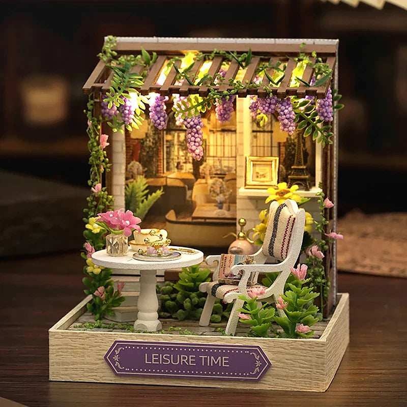 Miniatuur Poppenhuis – DIY Houten Speelgoed met Meubels voor Kinderen vanaf 8 Jaar 17