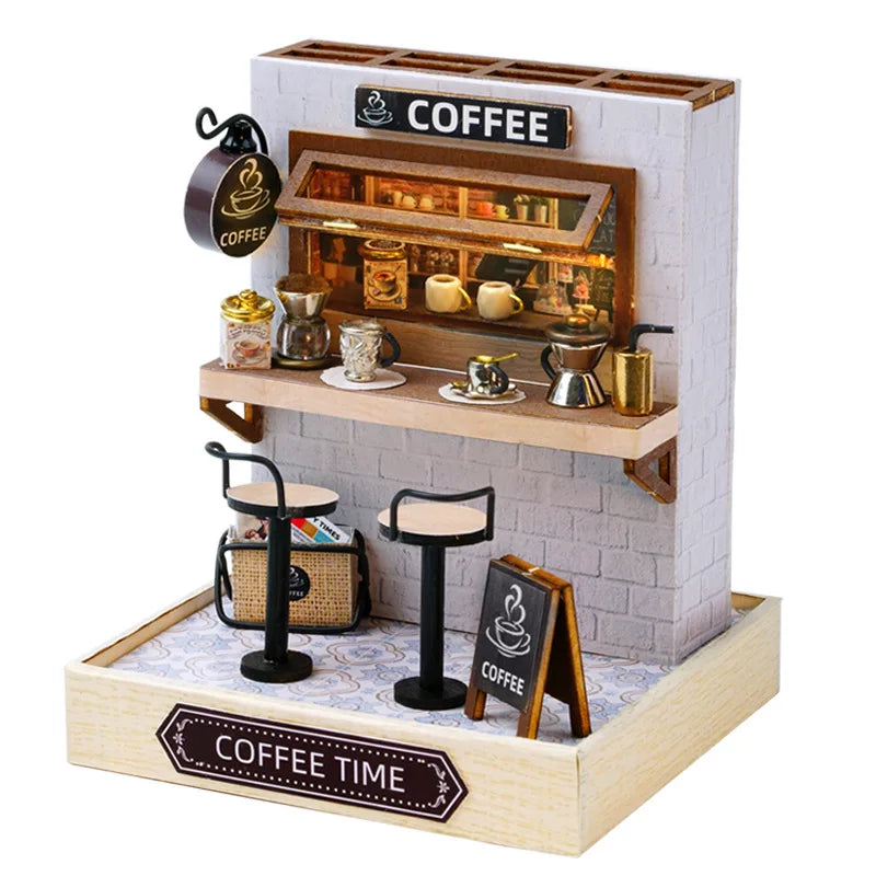 Miniatuur Poppenhuis – DIY Houten Speelgoed met Meubels voor Kinderen vanaf 8 Jaar 21