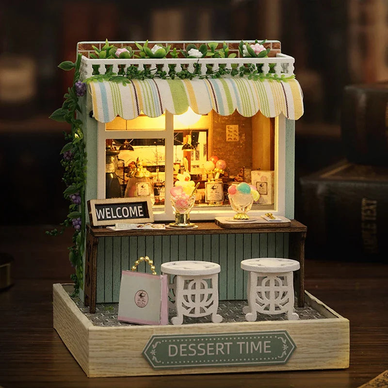 Miniatuur Poppenhuis – DIY Houten Speelgoed met Meubels voor Kinderen vanaf 8 Jaar 6