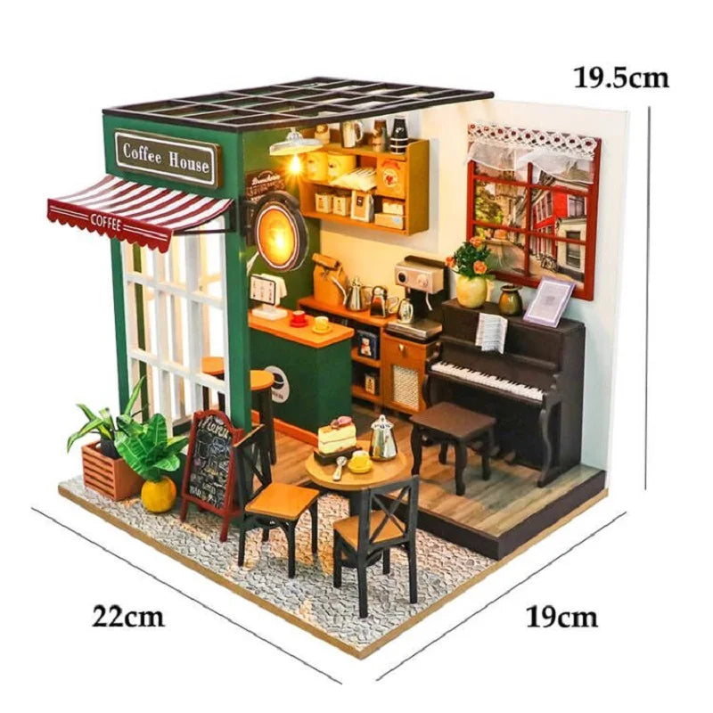 Miniatuur Poppenhuis – DIY Houten Speelgoed met Meubels voor Kinderen vanaf 8 Jaar 8