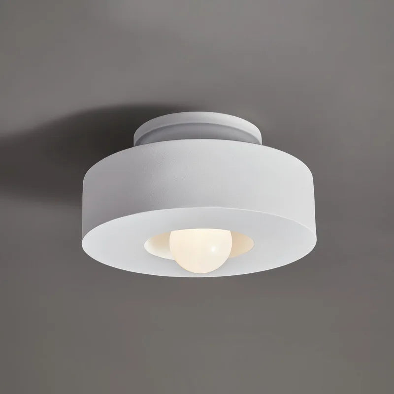 NordicGlow – Làmpada de sostre moderna disseny escandinau – 30 cm blanca