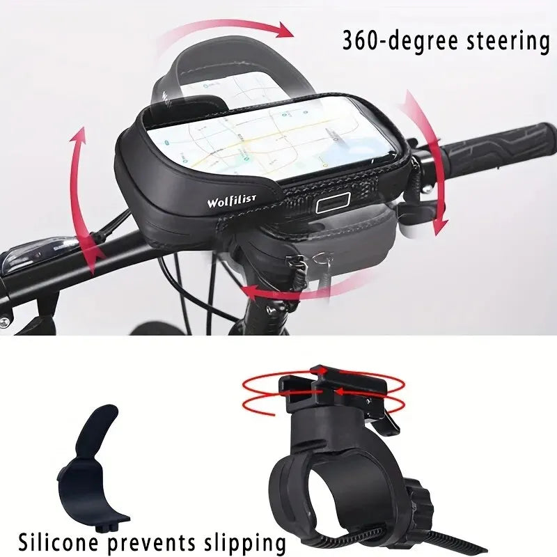 Melzano PhoneHec | Waterproof bike phone holder