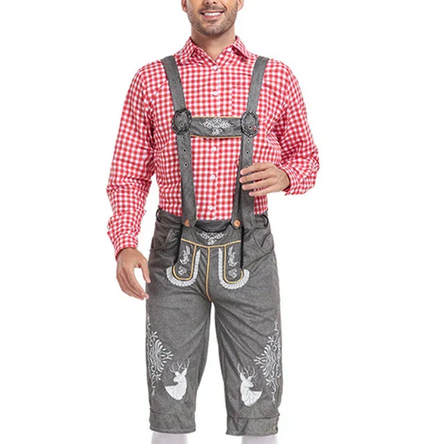 Melzano Albert - Uniek traditioneel kostuum voor mannen met schort en blouse