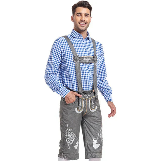 Melzano Albert - Uniek traditioneel kostuum voor mannen met schort en blouse