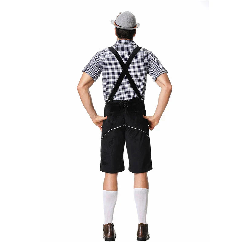 Melzano Albert - Uniek traditioneel kostuum voor mannen met schort en blouse