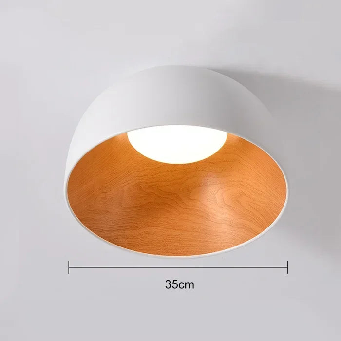 NordWood – Làmpada de sostre LED escandinava de fusta – Habitacions d'estar i dormitoris