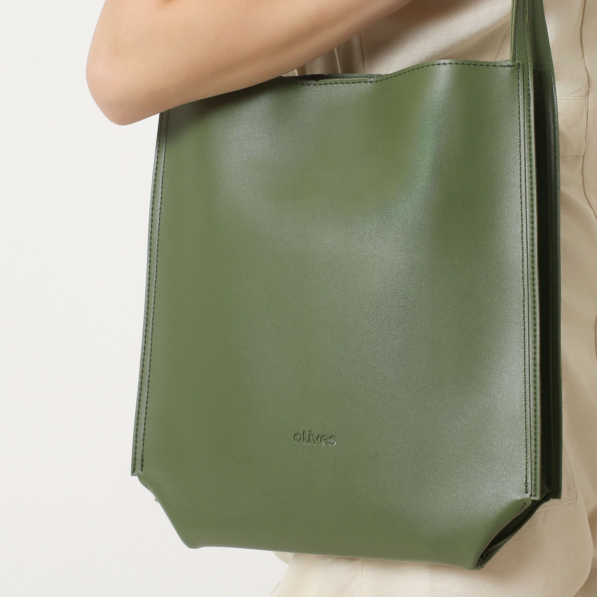Melzano Bolso Tote de Cuero Vegano