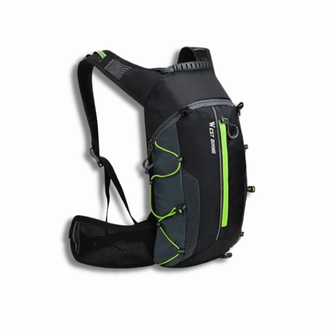Motxilla de bicicleta premium – Lleugera i impermeable amb sistema d'aigua