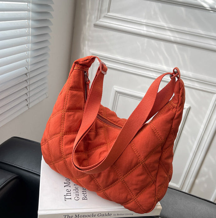 Melzano Quilted Puffer Bag