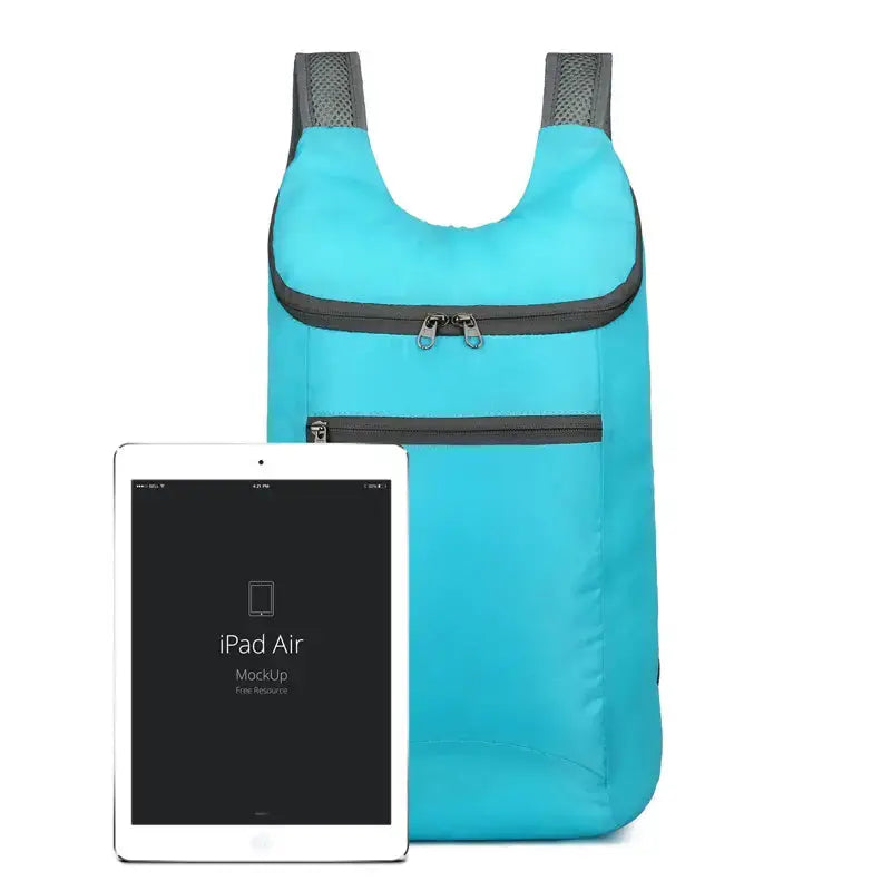 Mochila Plegable 20L – Ligera y Impermeable para Viajes