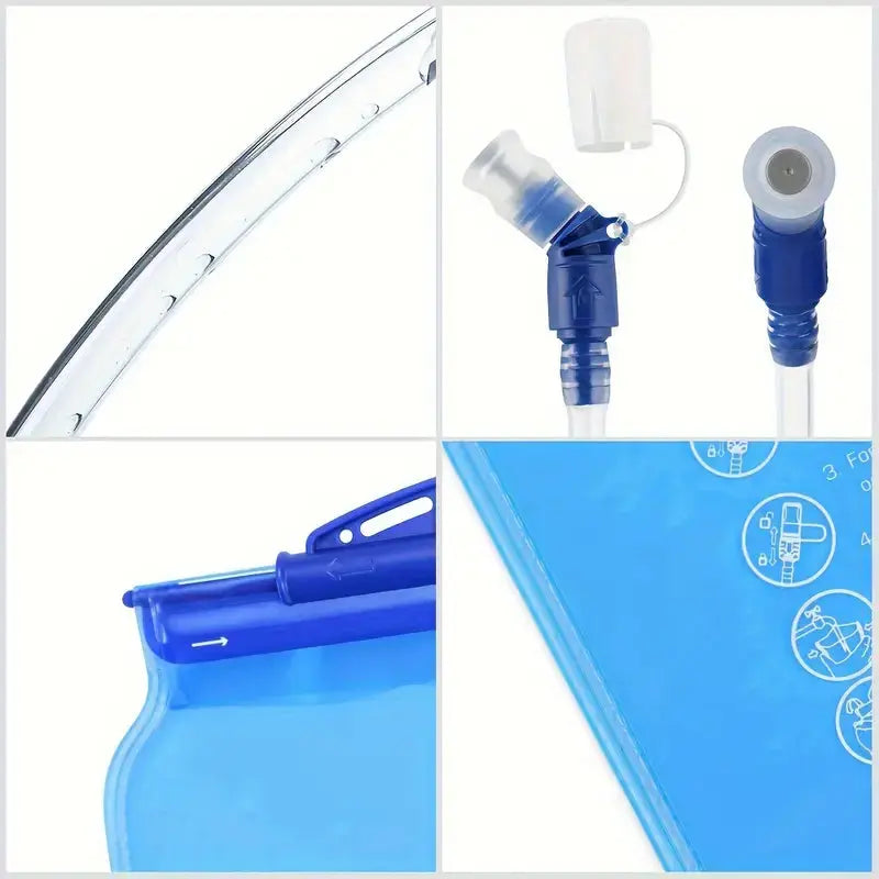 Mochila de auga – Mochila de hidratación lixeira 5L con bolsa de auga de 2L e botellas