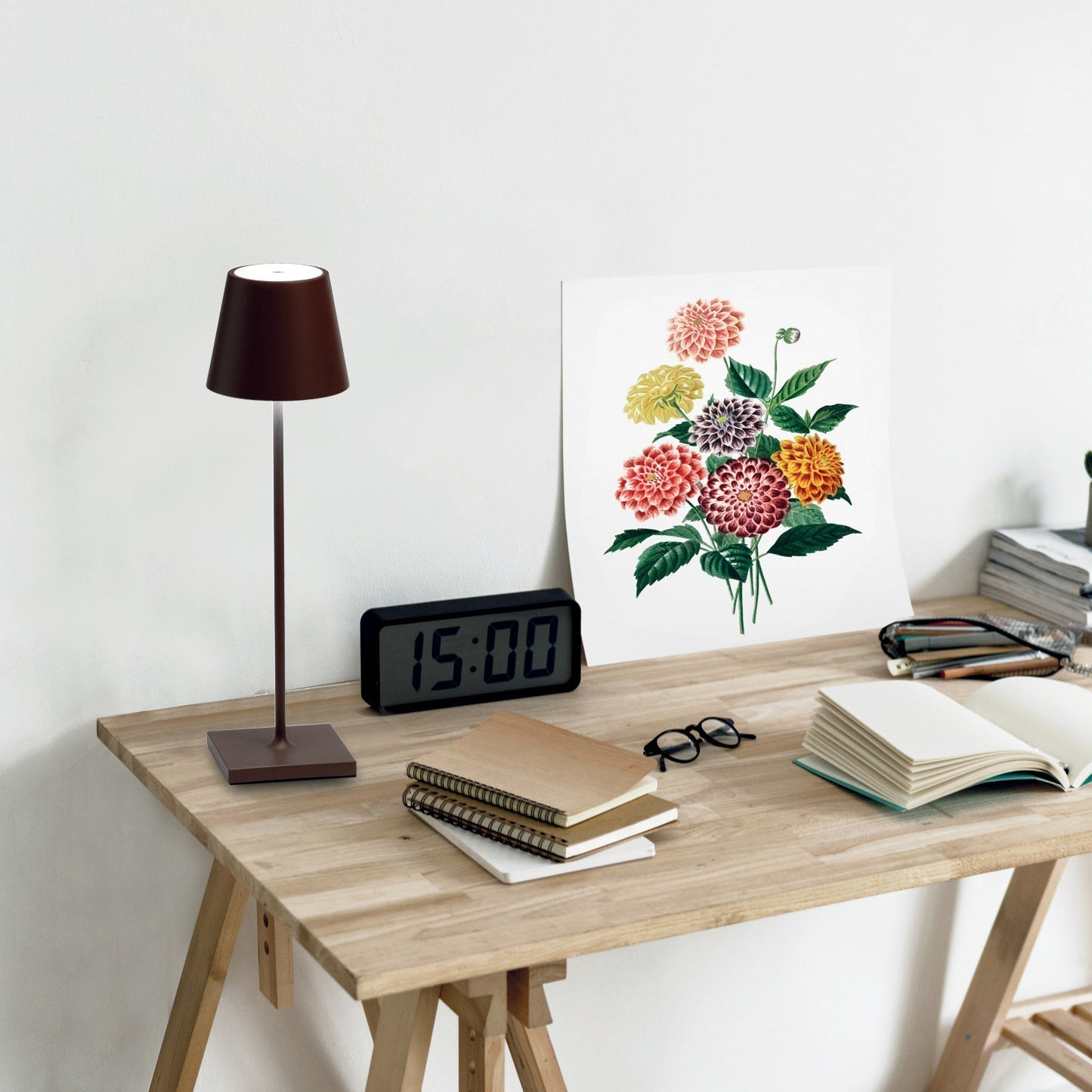 Llum de taula Melzano Pro LED – Sense fils i recarregable