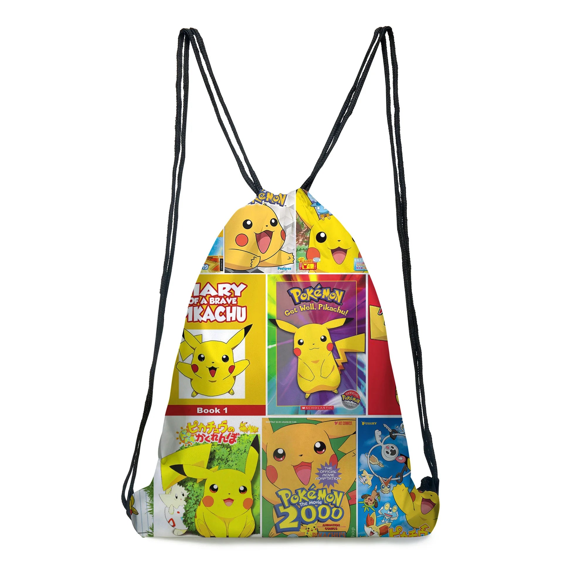 PokeBag – motxilla escolar Pikachu nens anime – escola bàsica i adolescents