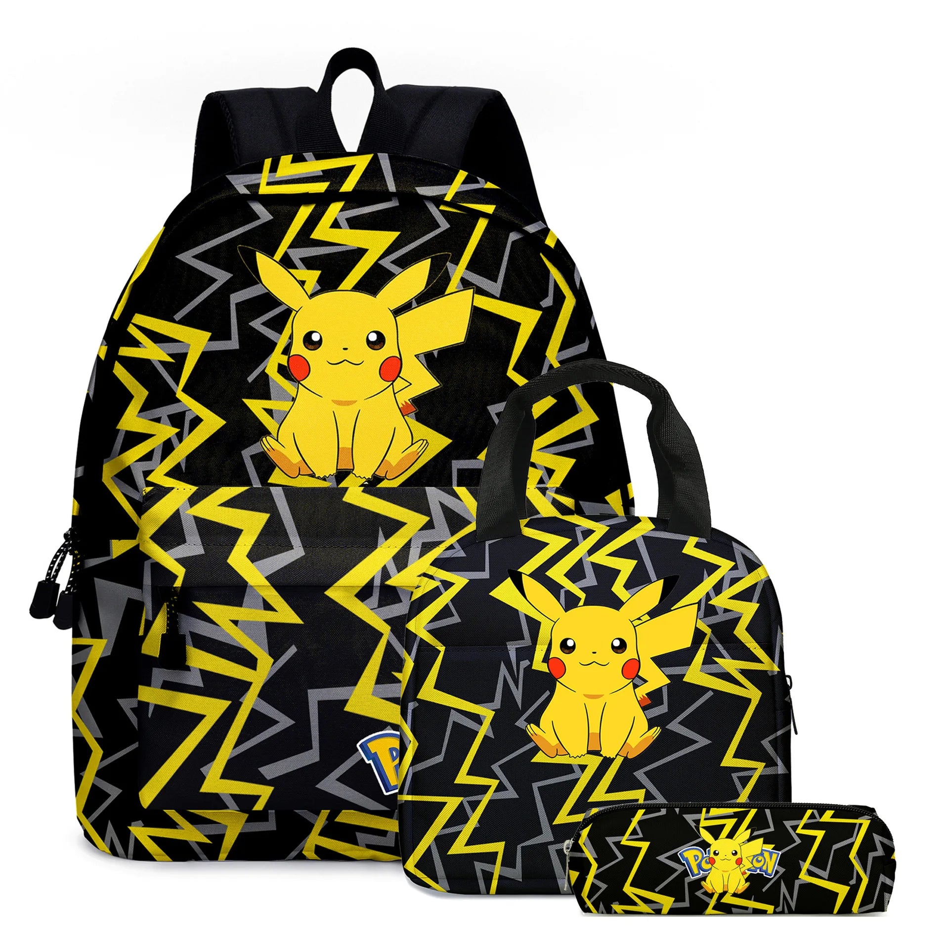PokeBag – motxilla escolar Pikachu nens anime – escola bàsica i adolescents