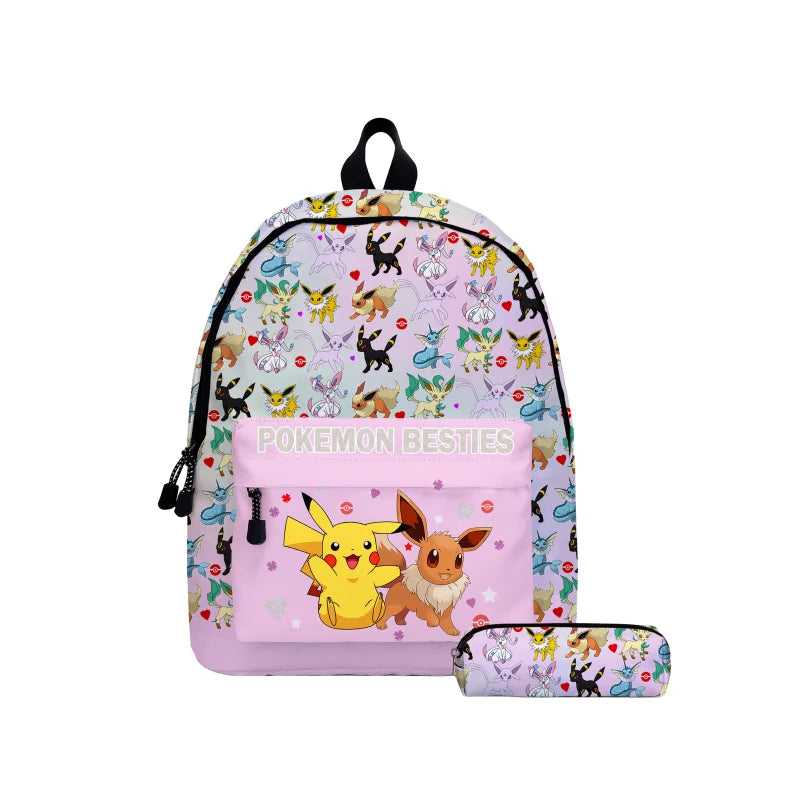 PokeBag – motxilla escolar Pikachu nens anime – escola bàsica i adolescents