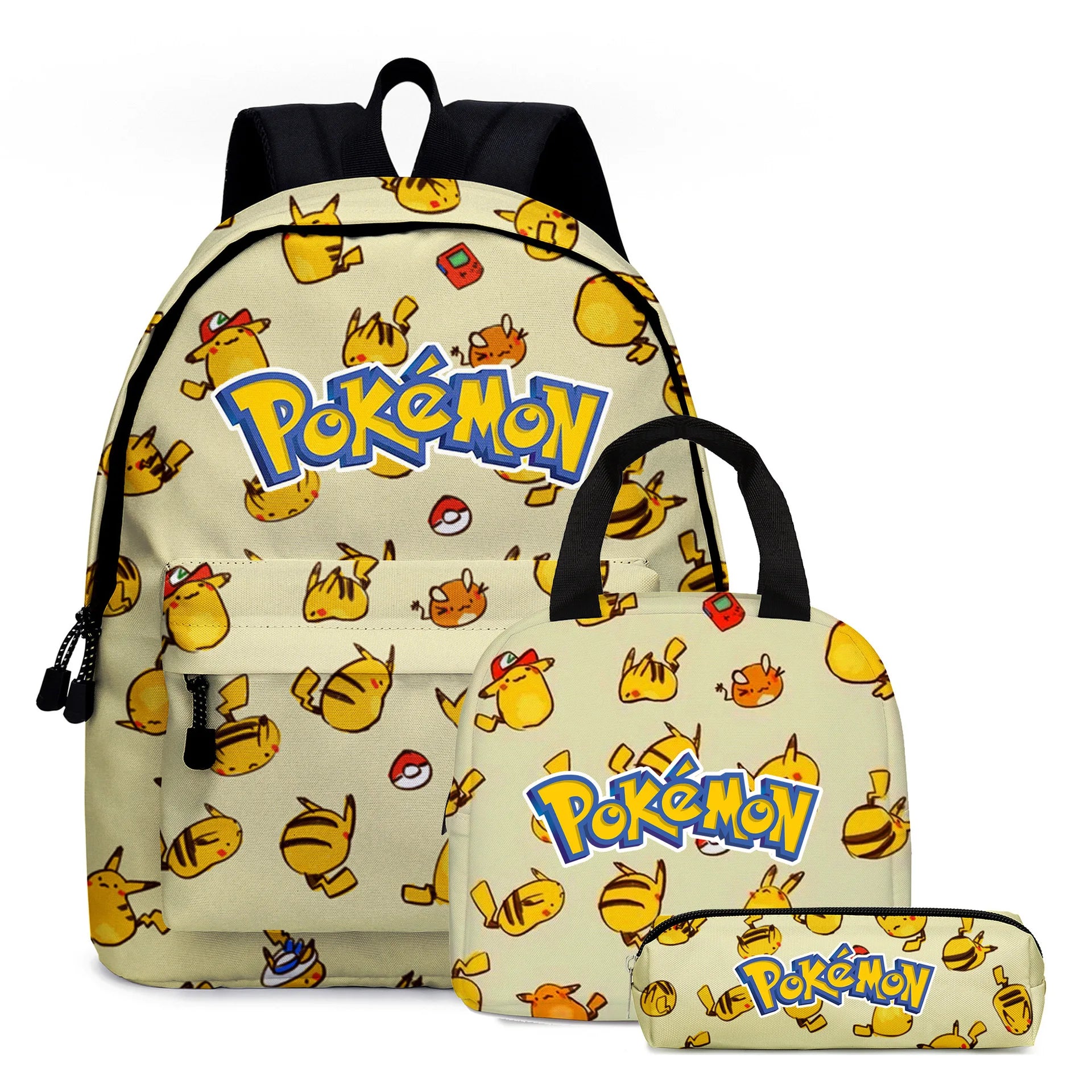 PokeBag – motxilla escolar Pikachu nens anime – escola bàsica i adolescents