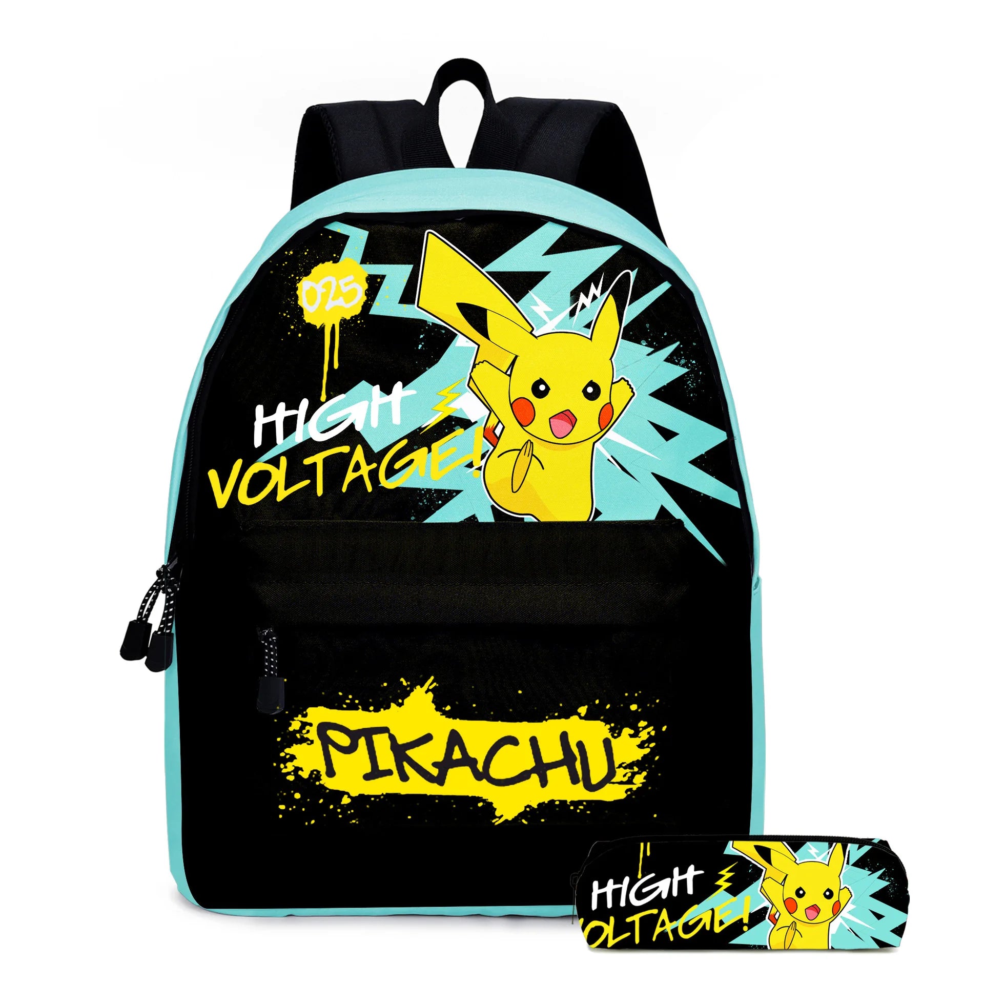 PokeBag – motxilla escolar Pikachu nens anime – escola bàsica i adolescents