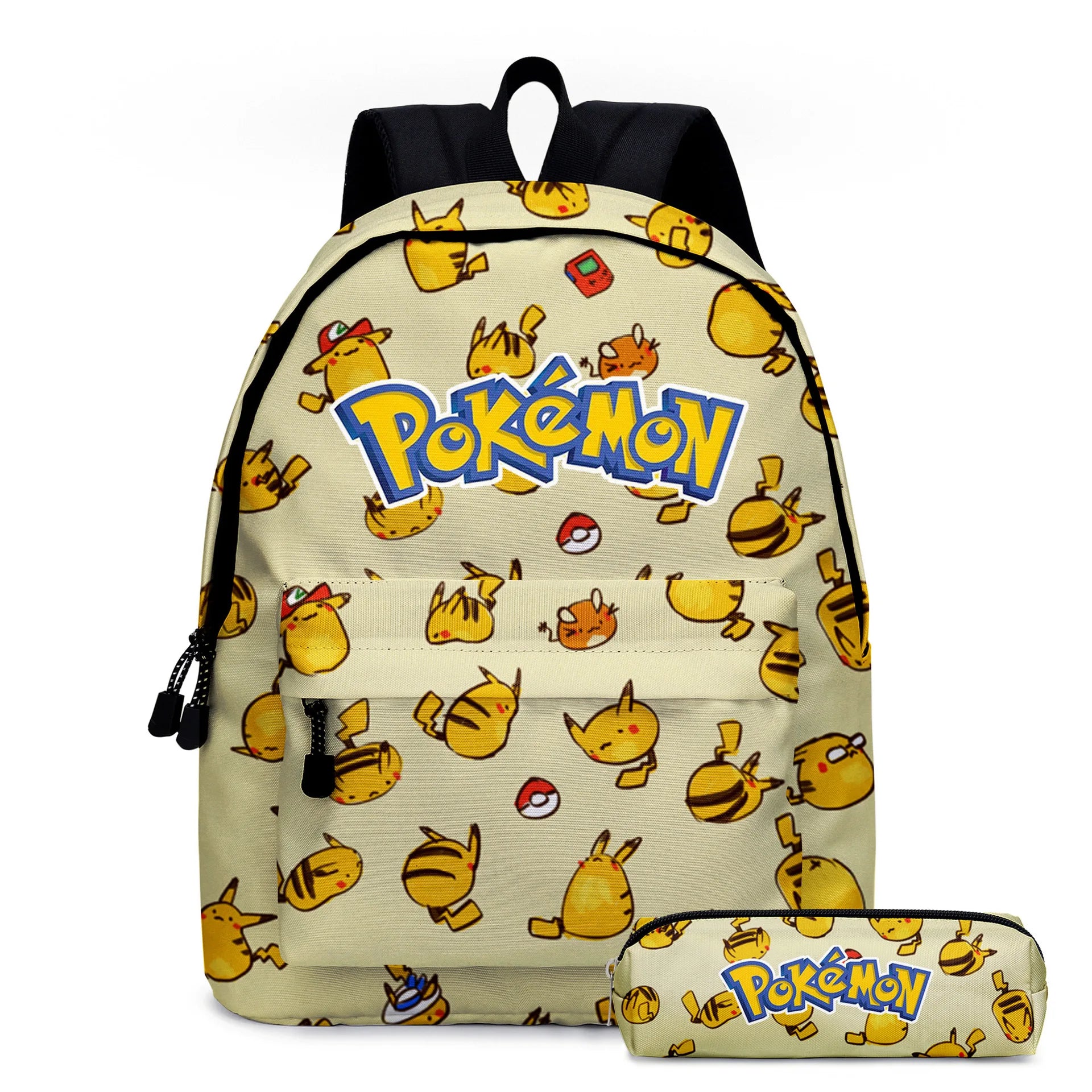 PokeBag – motxilla escolar Pikachu nens anime – escola bàsica i adolescents