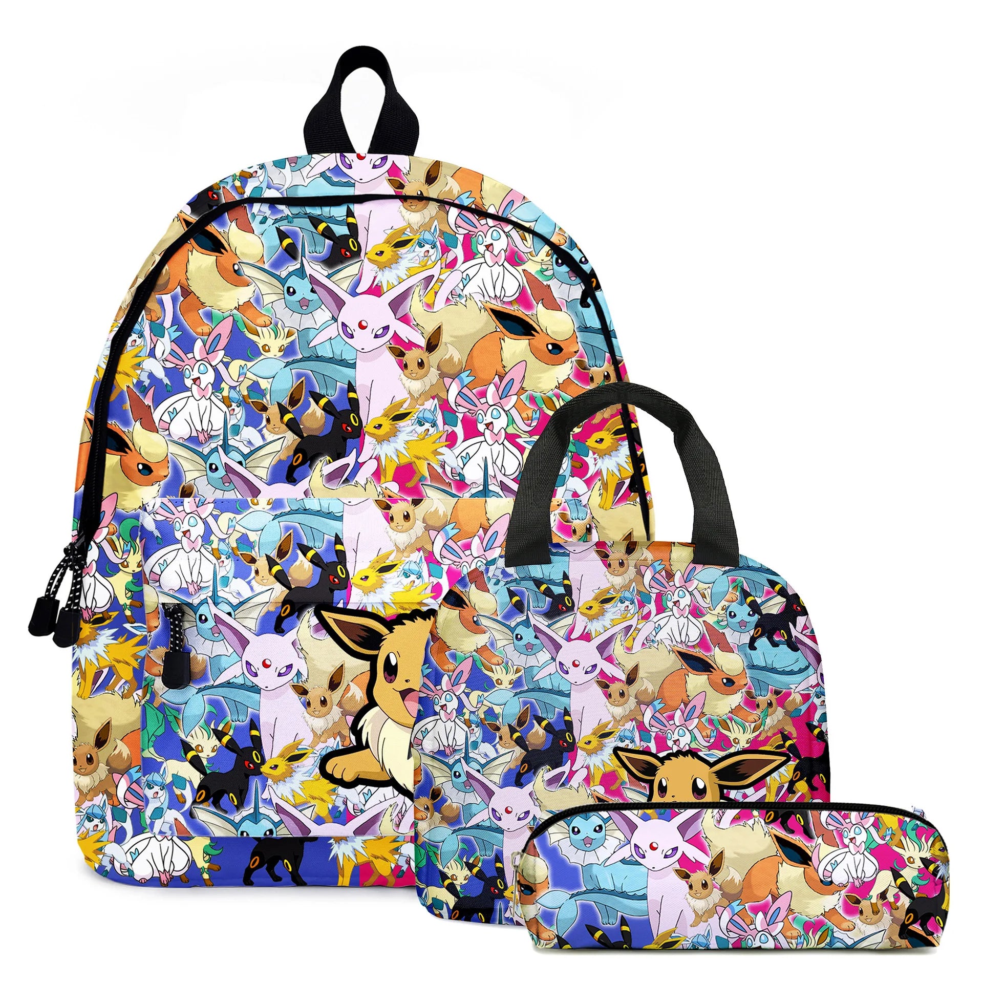 PokeBag – motxilla escolar Pikachu nens anime – escola bàsica i adolescents
