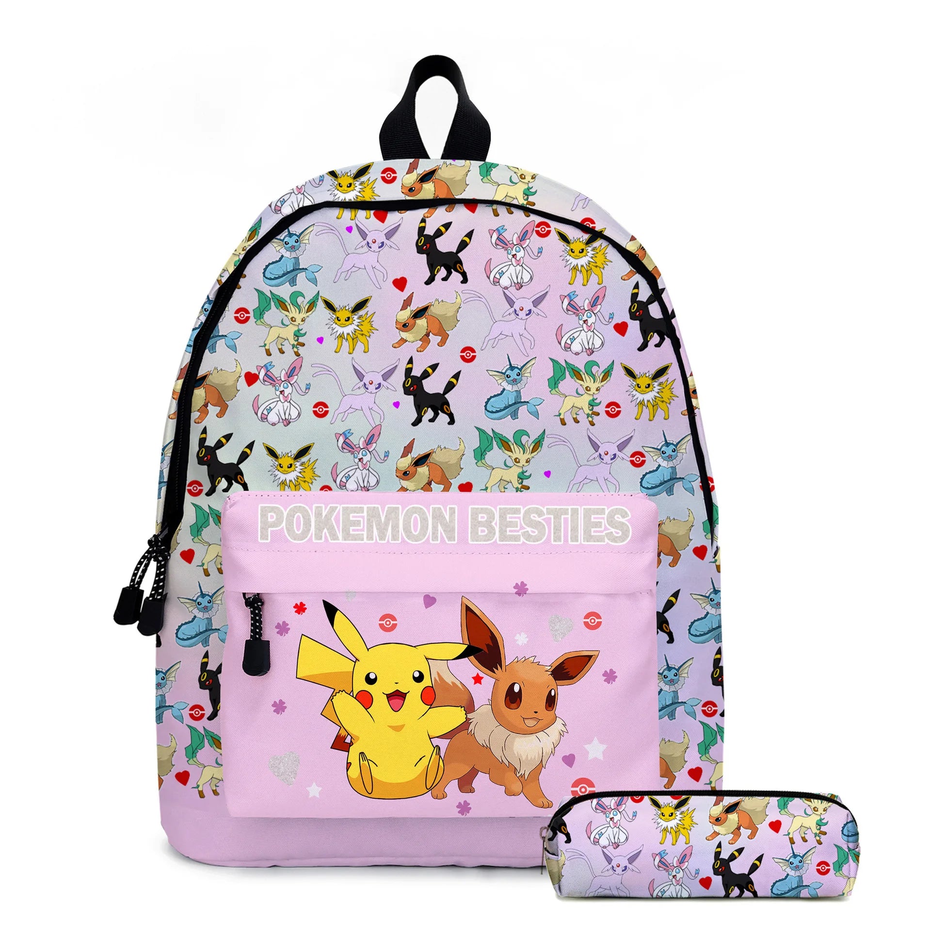 PokeBag – motxilla escolar Pikachu nens anime – escola bàsica i adolescents