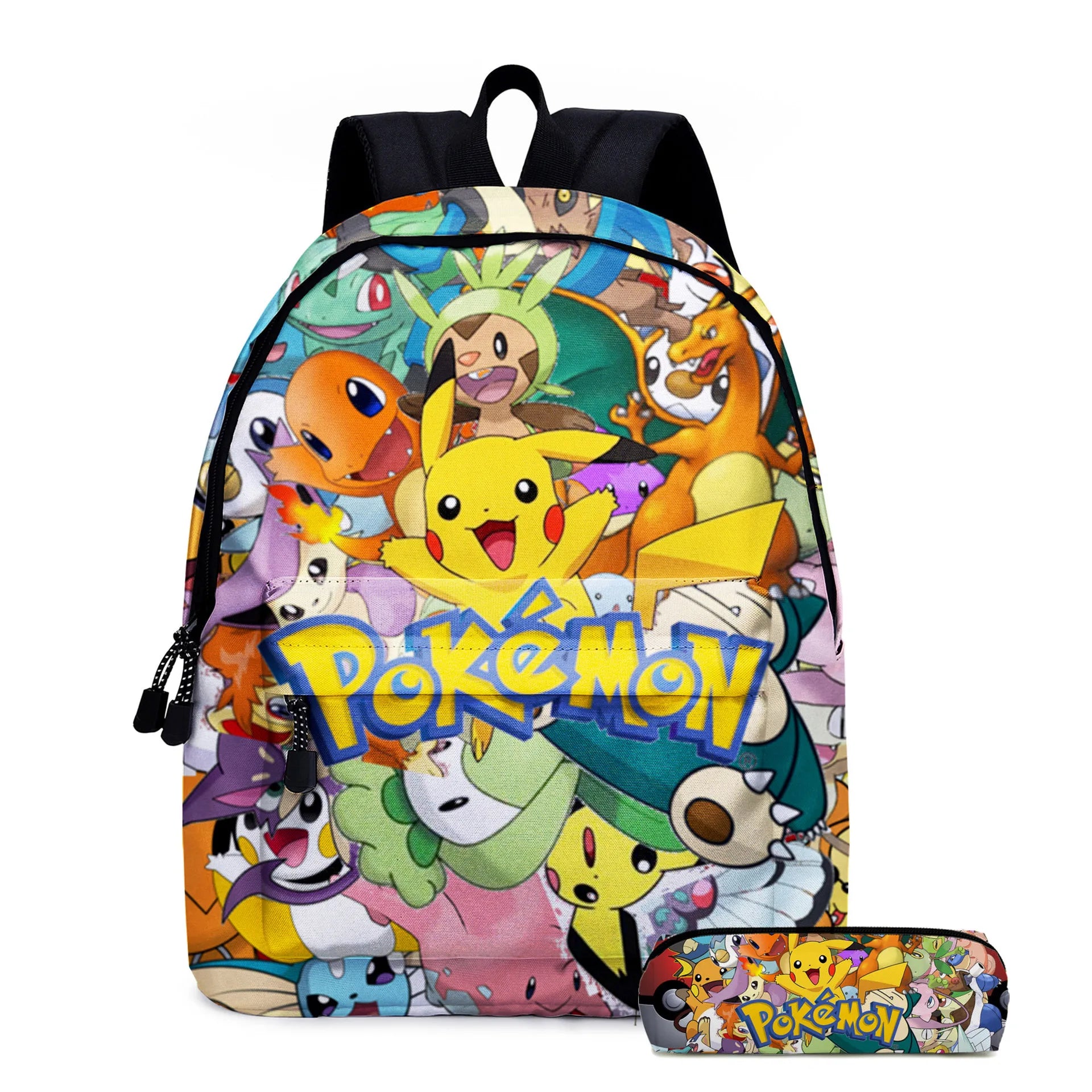 PokeBag – motxilla escolar Pikachu nens anime – escola bàsica i adolescents