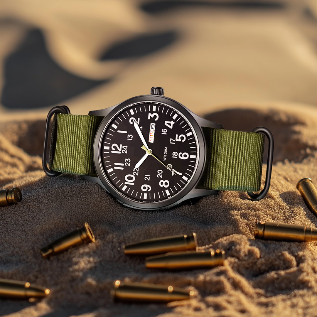 Reloj de hombre Nordrak para exteriores – 100m resistente al agua y cristal de zafiro resistente a los arañazos