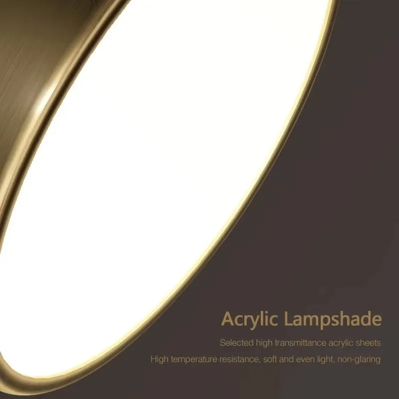 CopperLux – Làmpada de sostre LED retro coure – Disseny compacte i eficient energèticament