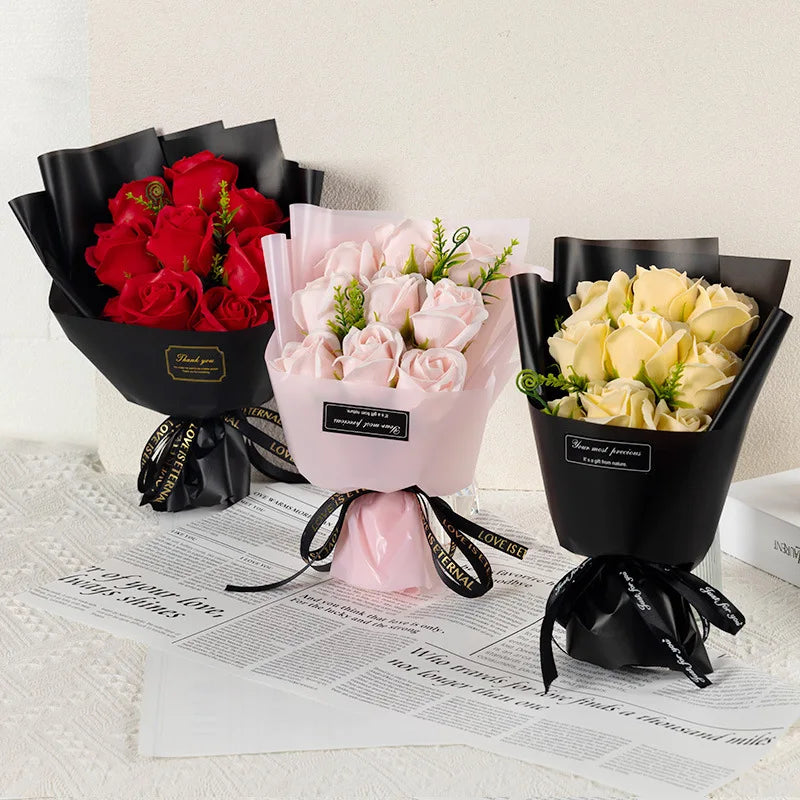 Floravine ram de flors de sabó de roses fetes a mà – idea de regal perfumada i decorativa