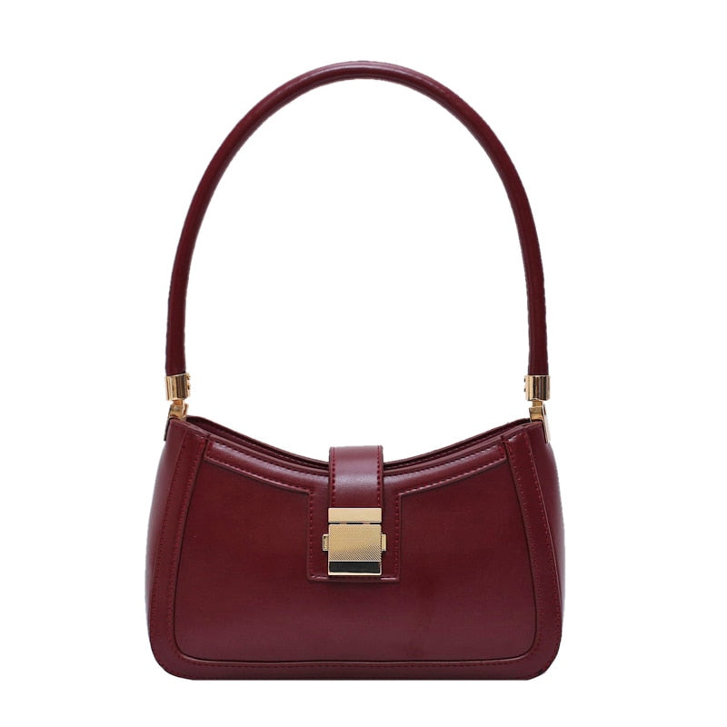 Melzano Emma - Bolso de hombro de cuero negro