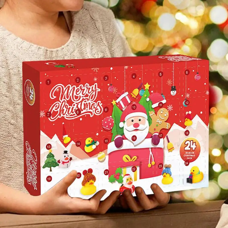 QuackJoy – Rubber eenden adventskalender met 24 designs – Kerst 2025