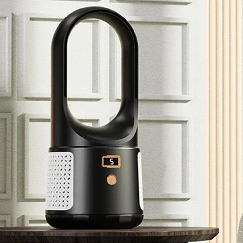 Ventilador de taula sense fulles – Ventilador USB silenciós amb bateria recarregable