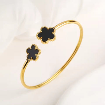 Nagel & Klaver Armbanden | Elegant roestvrij staal in goud & zwart
