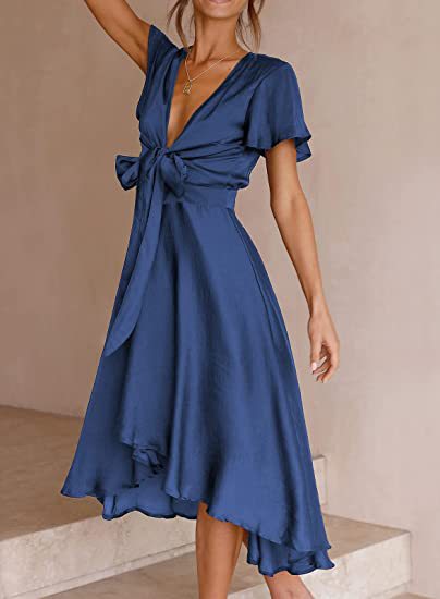 Melzano Melany | Vestit de satí de luxe