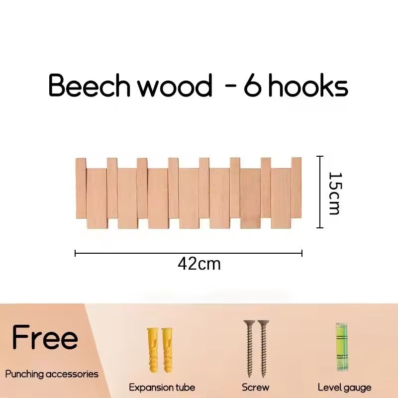 Penjador de piano de noguera | Penjador de paret elegant per al rebedor