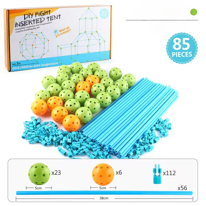 MagiZelt – Tienda de juego para niños de plástico, portátil y llena de fantasía