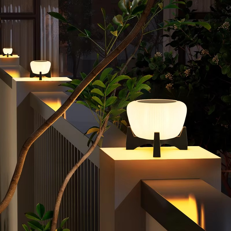 Llum d'aterratge solar per a exteriors