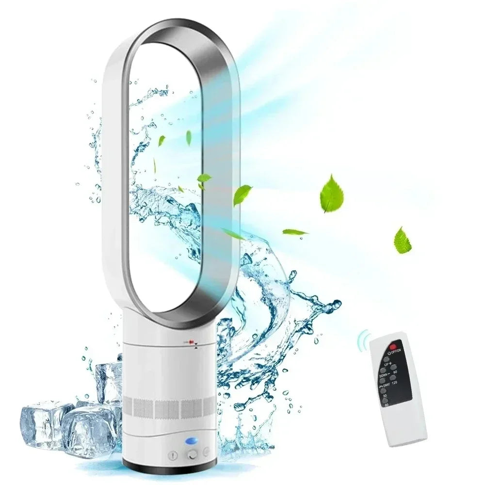 Ventilador de torre sense fulles – Silenciós, segur i modern per a cada interior