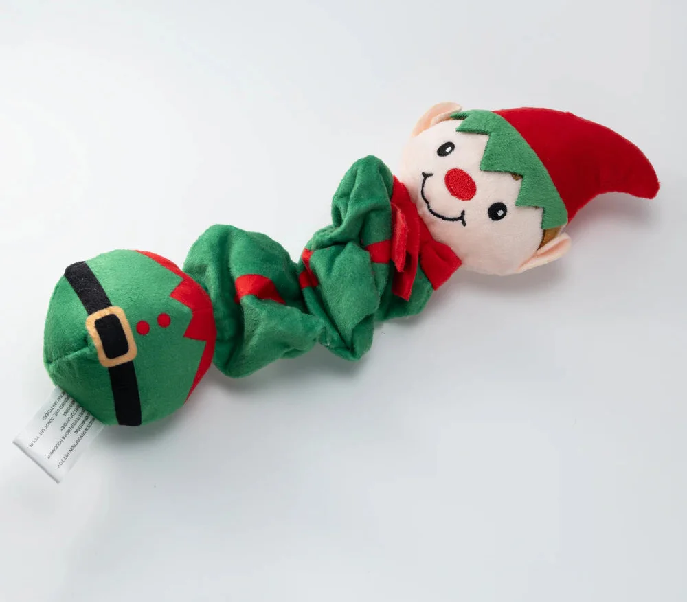Schattige kerst elf pinguïn piepend hondenspeeltje voor puppy's 7