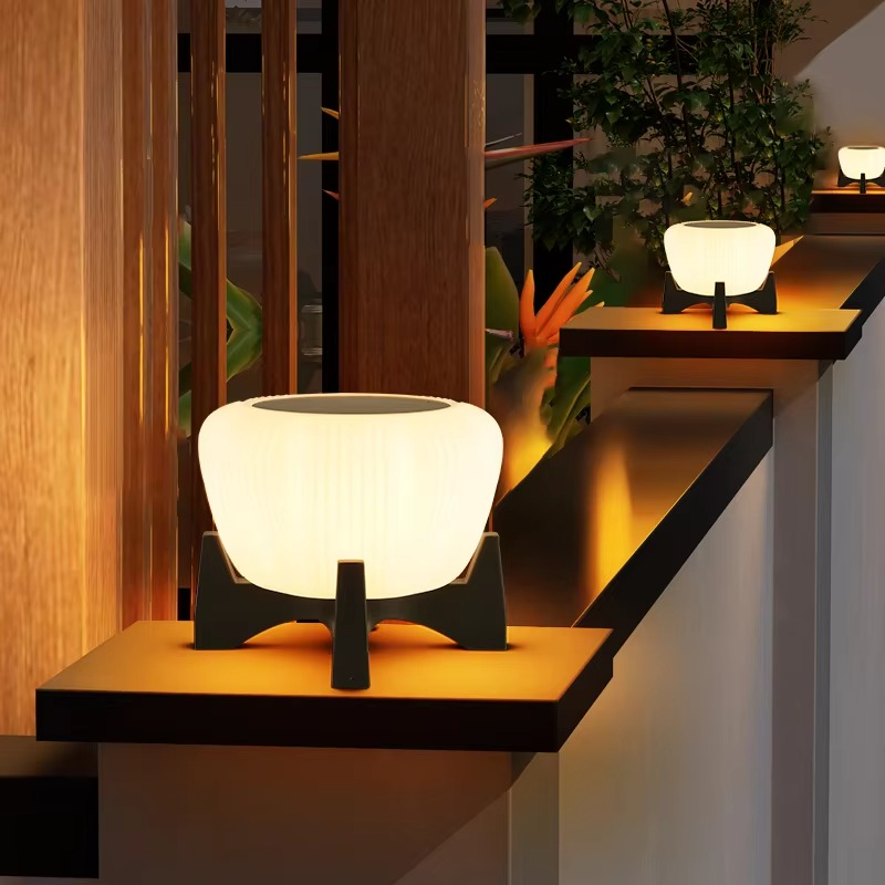 Llum d'aterratge solar per a exteriors