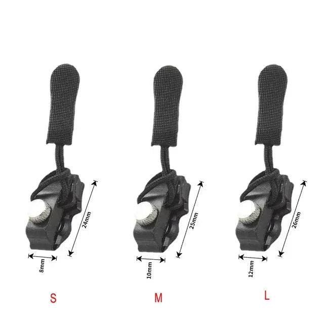 ZipFix – Kit de reparació de cremalleres de 6 peces – per a roba i activitats a l'aire lliure
