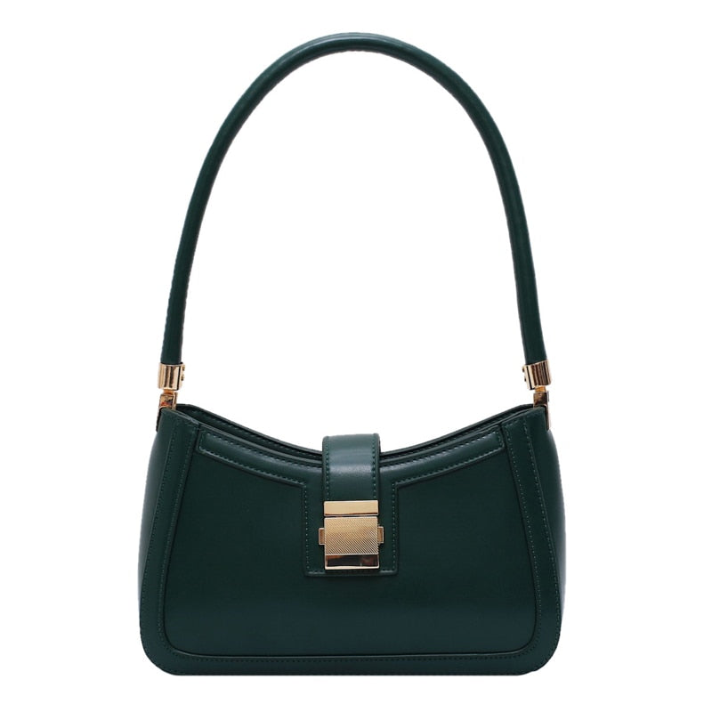 Melzano Emma - Bolso de hombro de cuero negro