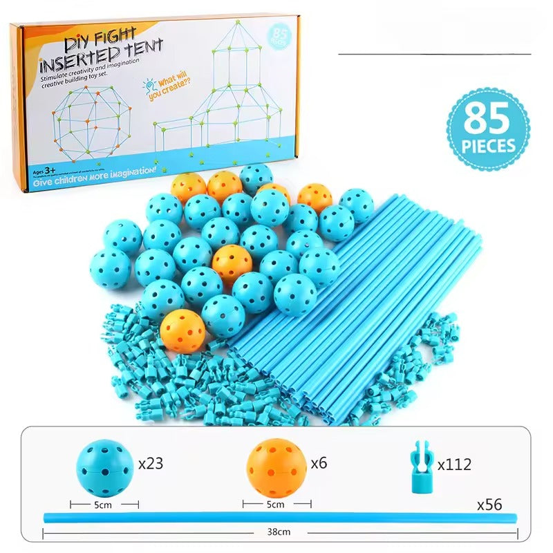 MagiZelt – Tienda de juego para niños de plástico, portátil y llena de fantasía