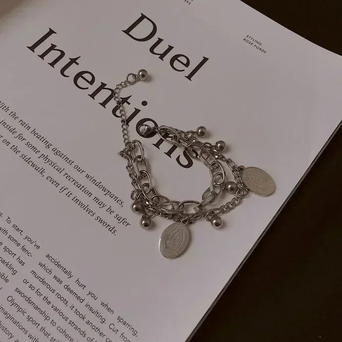 Serpenta Conjunt de 4 polseres de serp amb pedres precioses verdes i pedretes de strass