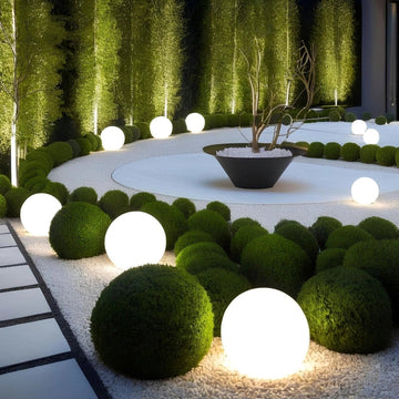 Sferische Tuinlamp met Afstandsbediening, 16 Kleuren en Zonne-energie Optie