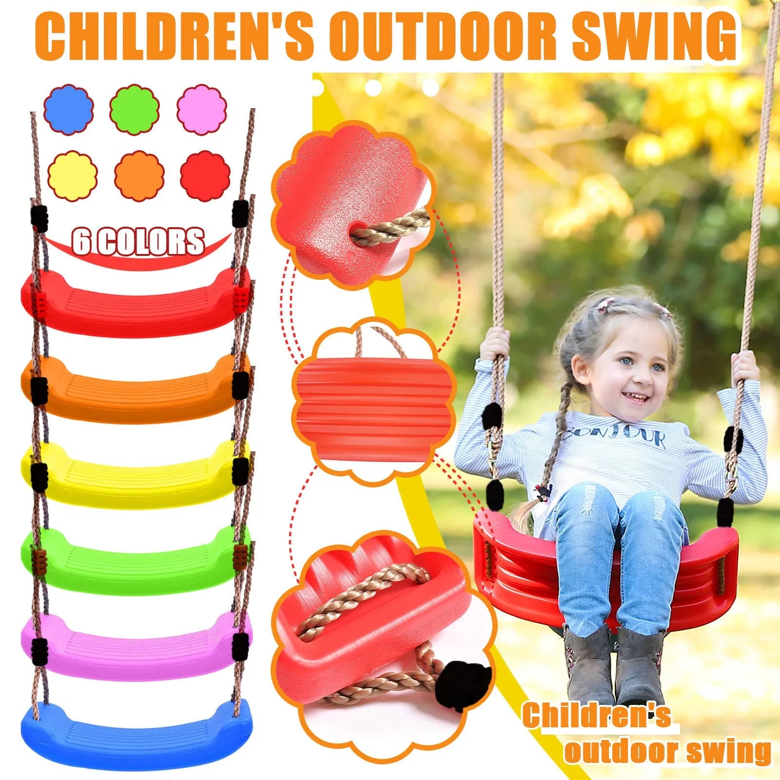 Children's Climbing Rope for Outdoors – Play Rope for Garden & Camping